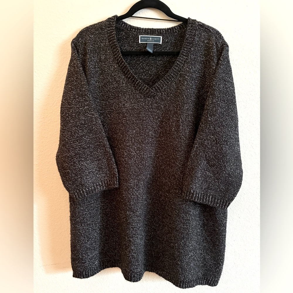 Karen Scott V-Neck Sweater